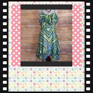 IZ BYER LX JUNIORS MIDI DRESS